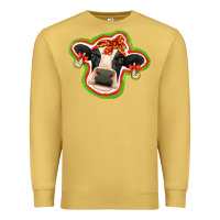 Antique Gold christmas heifer Premium Sweatshirt - Jasminsmagicworld