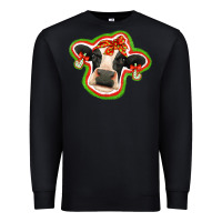 Black christmas heifer Premium Sweatshirt - Jasminsmagicworld