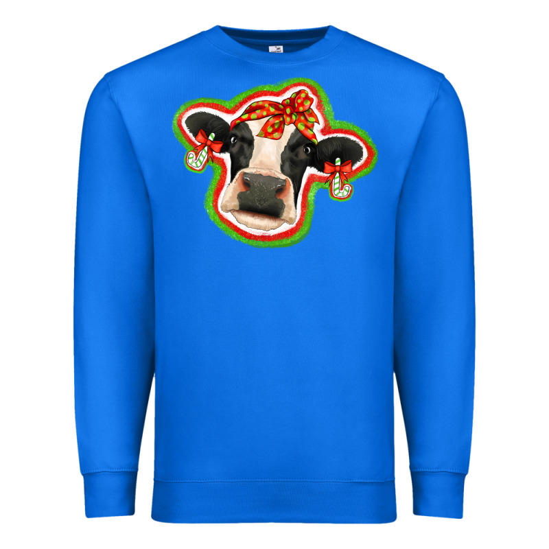 Christmas Heifer Premium Sweatshirt by Jasminsmagicworld | Teevron