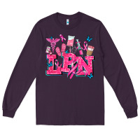 Plum lpn cancer  nurse with Long Sleeve Tee - AdoDesignShop