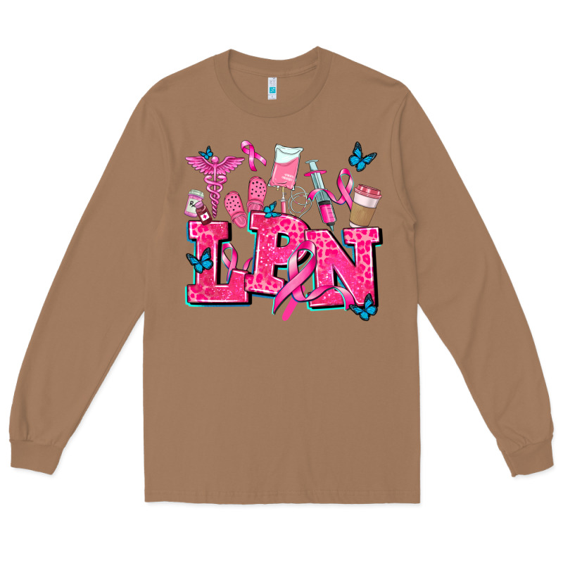 Lpn Cancer  Nurse With Long Sleeve Tee by AdoDesignShop | Teevron
