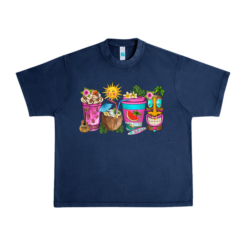 Aloha Coffe Cups Urban Heavy Tee by texasbilliewilder | Teevron