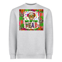 Heather Grey Day of the dead Heavyweight Sweatshirt - RanaPortraitStore