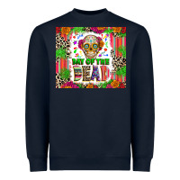 Navy Day of the dead Heavyweight Sweatshirt - RanaPortraitStore
