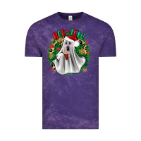 Cloud Purple ghost dead inside but it’s christmas boojee Vintage Tee - Zillion Design Studio