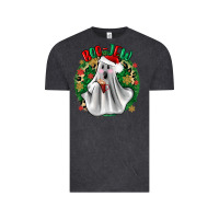 Vintage Black ghost dead inside but it’s christmas boojee Vintage Tee - Zillion Design Studio