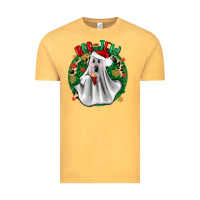 Vintage Mustard ghost dead inside but it’s christmas boojee Vintage Tee - Zillion Design Studio
