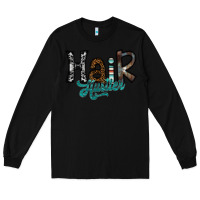 Black hair hustler Long Sleeve Tee - SublimationCraftShop