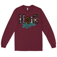 Burgundy hair hustler Long Sleeve Tee - SublimationCraftShop