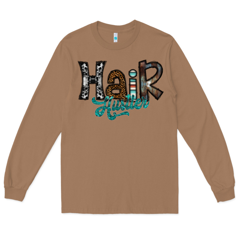 Hair Hustler Long Sleeve Tee by SublimationCraftShop | Teevron