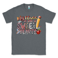 Charcoal Heather my class is full of sweet hearts Classic Tee - RacoonDesign