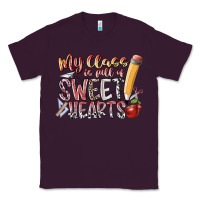 Plum my class is full of sweet hearts Classic Tee - RacoonDesign