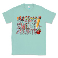 Seafoam my class is full of sweet hearts Classic Tee - RacoonDesign