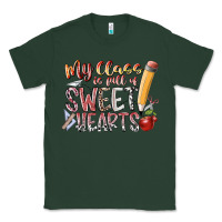 Sports Green my class is full of sweet hearts Classic Tee - RacoonDesign