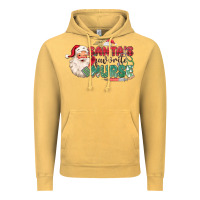 Vintage Mustard Santa's Favorite Nurse Vintage Hoodie - MaliasSmallBusiness