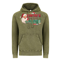 Vintage Olive Santa's Favorite Nurse Vintage Hoodie - MaliasSmallBusiness