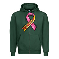 Sports Green breast cancer sport ribbons Zipper Hoodie - AdoDesignShop