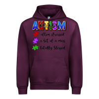 Mauve Wine i'm a hot mess always stressed and proudly autism Urban Hoodie - Artiststas
