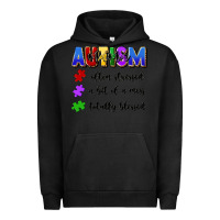 Pigment Black i'm a hot mess always stressed and proudly autism Urban Hoodie - Artiststas