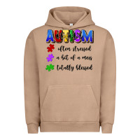 Pigment Burro i'm a hot mess always stressed and proudly autism Urban Hoodie - Artiststas