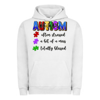 Pigment Lunar Rock i'm a hot mess always stressed and proudly autism Urban Hoodie - Artiststas