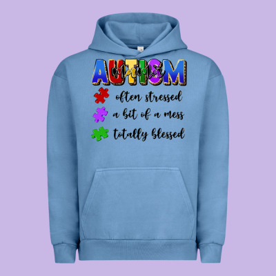 I'm A Hot Mess Always Stressed And Proudly Autism Urban Hoodie Designed By Artiststas