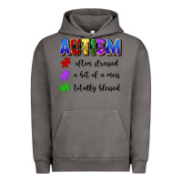 Pigment Tornado i'm a hot mess always stressed and proudly autism Urban Hoodie - Artiststas