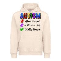 Sandshell i'm a hot mess always stressed and proudly autism Urban Hoodie - Artiststas