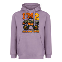 I'm Two This Is How I Roll Monster Truck Birthday Heavyweight Hoodie | Teevron