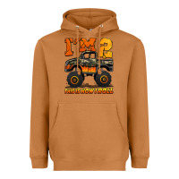 Meerkat i'm two this is how i roll monster truck birthday Heavyweight Hoodie - Jasminsmagicworld