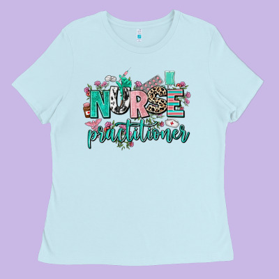 Nurse Practitioner Ladies Tee Designed By Adodesignshop