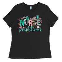 Black nurse practitioner Ladies Tee - AdoDesignShop