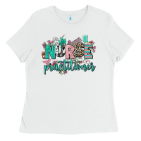 White nurse practitioner Ladies Tee - AdoDesignShop