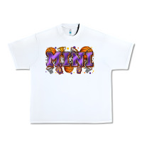White mini basketball Urban Heavy Tee - Zillion Design Studio