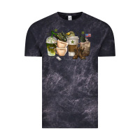 Cloud Black coffee cups army Vintage Tee - texasbilliewilder