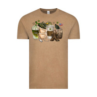 Vintage Coffee coffee cups army Vintage Tee - texasbilliewilder