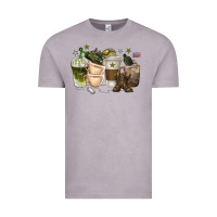 Vintage Zinc coffee cups army Vintage Tee - texasbilliewilder
