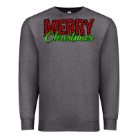Charcoal Heather merry christmas tartan Premium Sweatshirt - Jasminsmagicworld