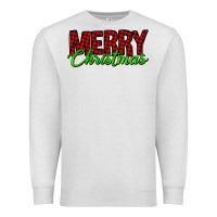 Oatmeal Heather merry christmas tartan Premium Sweatshirt - Jasminsmagicworld