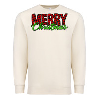 Sandshell merry christmas tartan Premium Sweatshirt - Jasminsmagicworld
