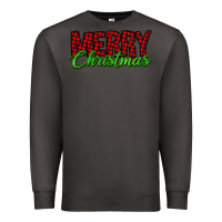 Smoke merry christmas tartan Premium Sweatshirt - Jasminsmagicworld