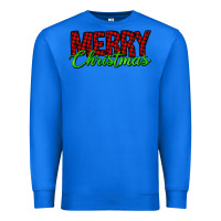 True Royal merry christmas tartan Premium Sweatshirt - Jasminsmagicworld