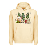 Pina Colada christmas coffee and book Premium Hoodie - MaliasSmallBusiness