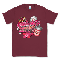 Burgundy my residents are my valentine Classic Tee - RacoonDesign