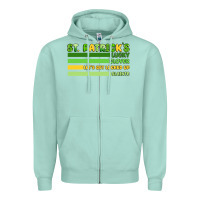 Seafoam st. patricks lucky clover  artiststas Zipper Hoodie - Artiststas