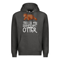 Charcoal Heather this is my significant otter Premium Hoodie - Bettercallsaul