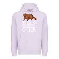 Lilac this is my significant otter Premium Hoodie - Bettercallsaul