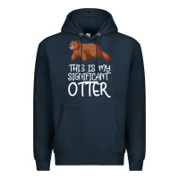 Navy this is my significant otter Premium Hoodie - Bettercallsaul