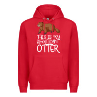 Red this is my significant otter Premium Hoodie - Bettercallsaul