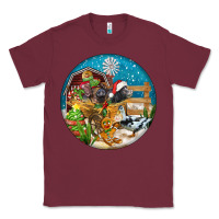 Christmas  Farm Animals Classic Tee | Teevron